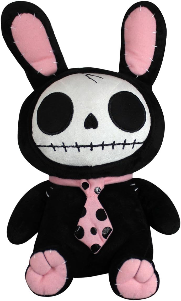 Furrybones Black Bunny Plushie